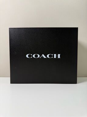 Coach | Empty Shoe Box Gift Box with Lid | Black